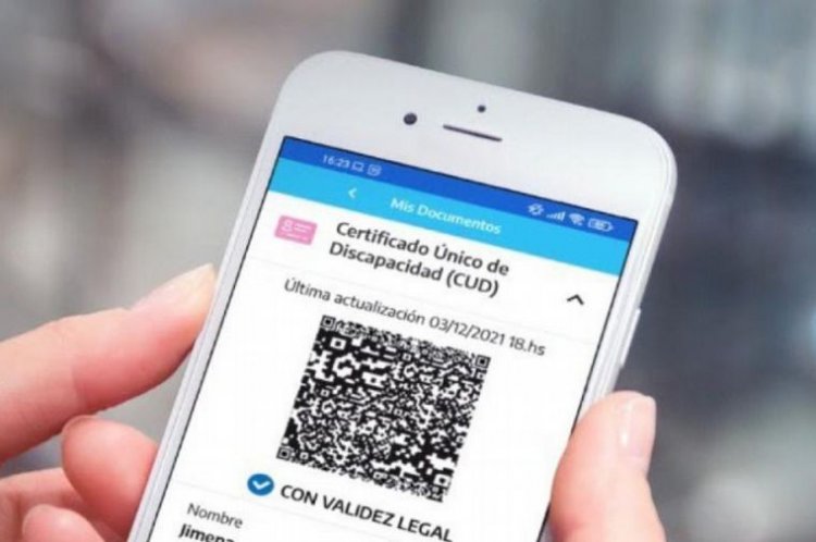 Certificado de Discapacidad  sin fecha de vencimiento