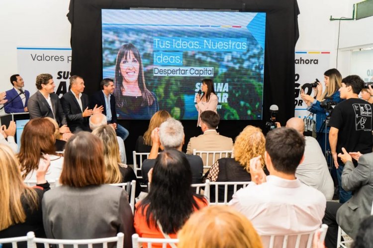 Junto a Orrego y Martín, Susana Laciar presentó los ejes de gestión para la capital de San Juan