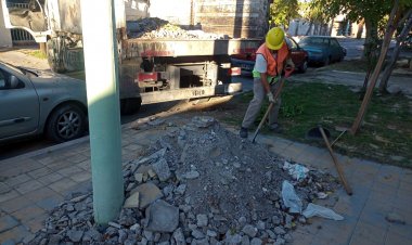 Veintiún camionadas de escombros se juntaron en el último operativo Capital