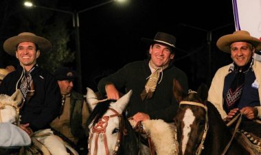 Andino en Angaco y San Martín dijo que las "cuentas equilibradas marcaron el desarrollo de este Gobierno"