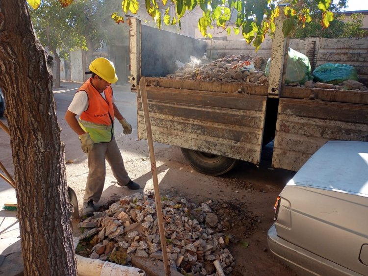 Veintiún camionadas de escombros se juntaron en el último operativo Capital