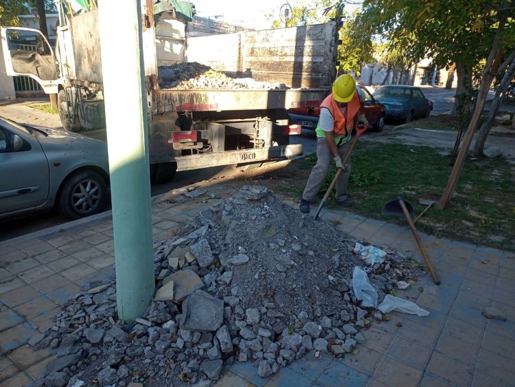 Veintiún camionadas de escombros se juntaron en el último operativo Capital