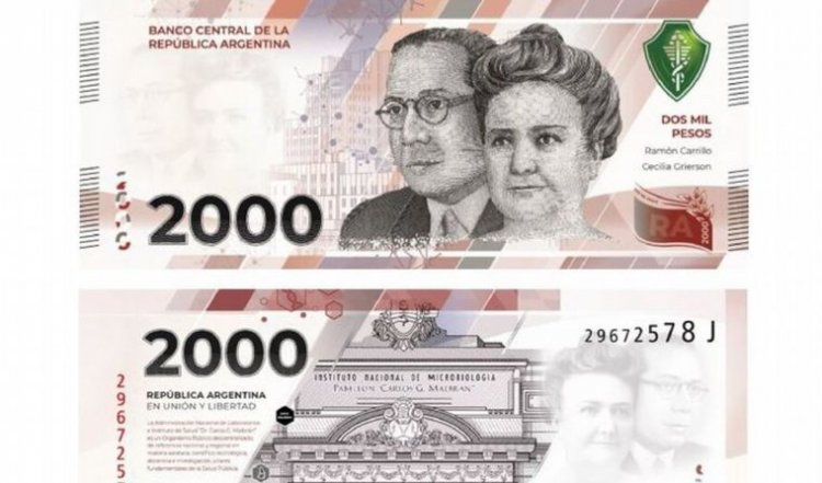 El Banco Central ya tiene en su poder los billetes de $2.000