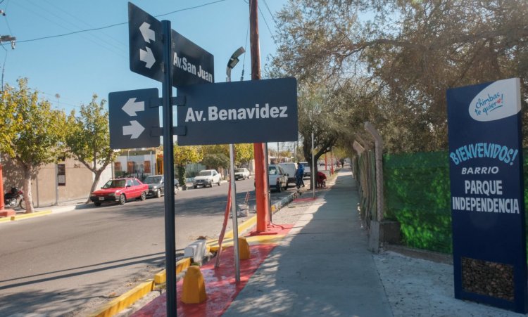    El Barrio Parque Independencia se embellece con un nuevo Portal de Ingreso