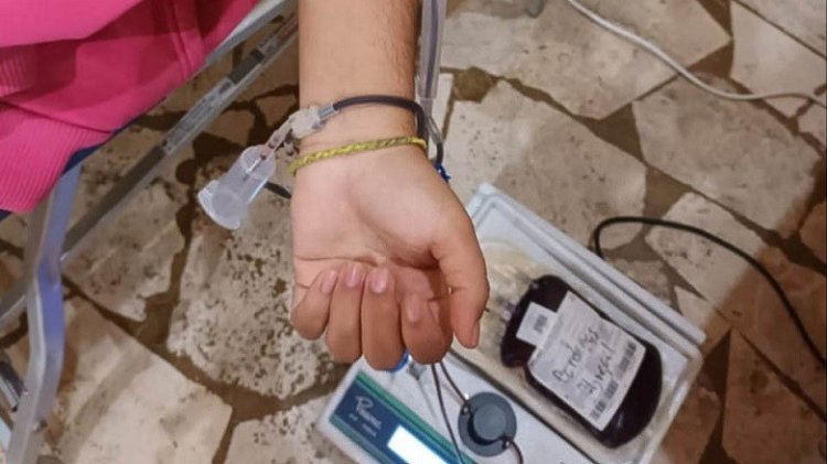 Participa de la colecta de sangre que se realizará el 14 de junio