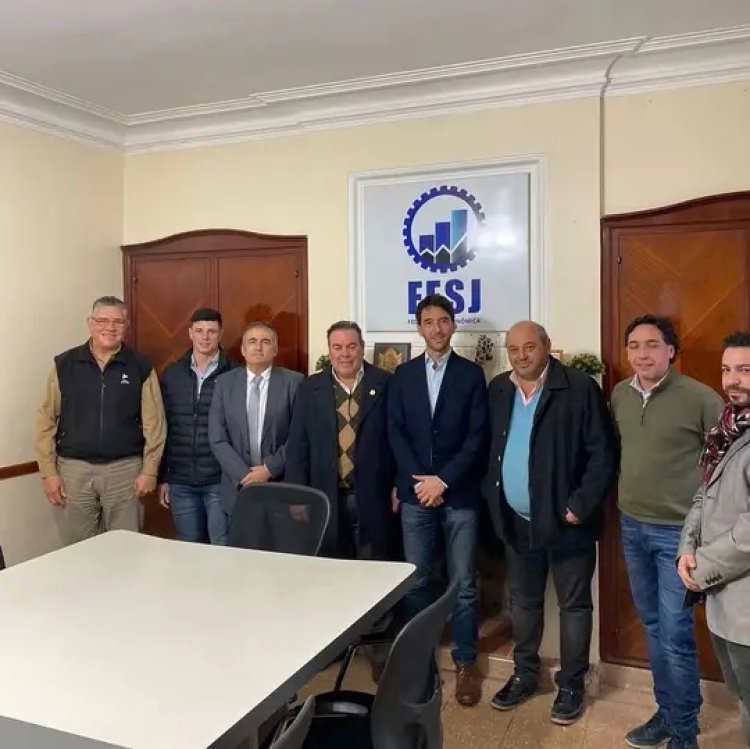Agustin Ramirez se reunio con autoridades de la Federación Económica