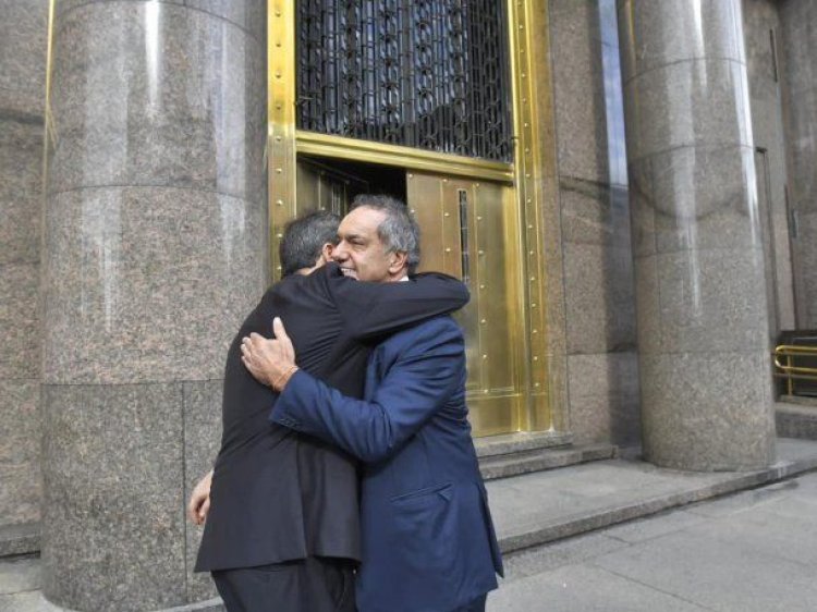 Sergio Massa y Daniel Scioli se muestran juntos por primera vez tras el cierre de listas