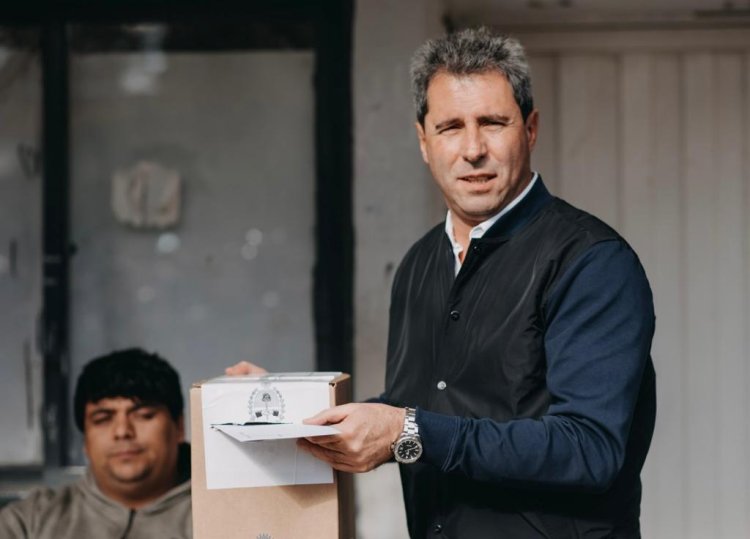 El gobernador Uñac emitió su voto