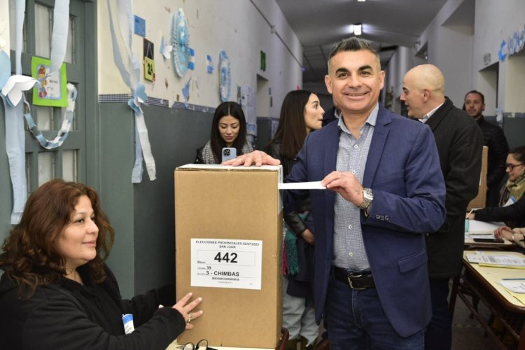 Fabián Gramajo "Que los sanjuaninos vengan a votar es lo más importante”