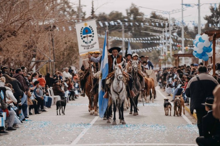 207º aniversario de la Independencia Argentina, en Zonda