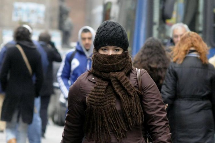 La sensación térmica de este martes fue de -4°C