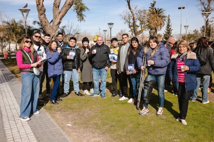 Peluc en Chimbas.  "Votando lo mismo, no se pueden esperar resultados distintos"