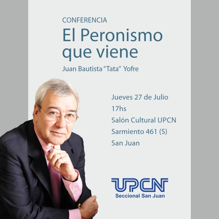 "Tata" Yofre en coferencia "El peronismo que viene"