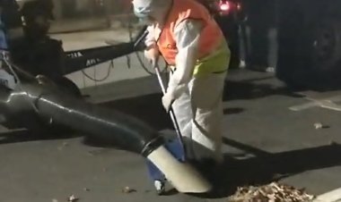 Capital: intenso operativo nocturno de limpieza después del zonda