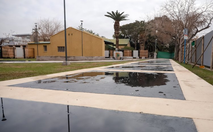 Baistrocchi recorrió la obra del Polo Cultural Municipal