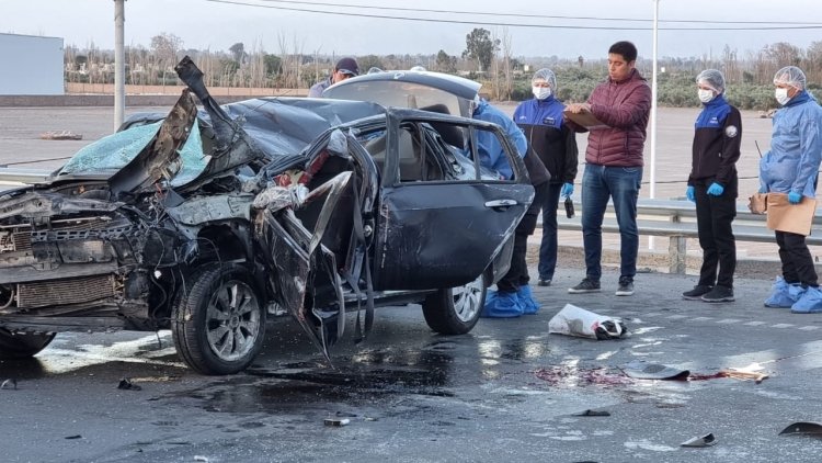 Vuelca un auto en Pocito y fallece una mujer