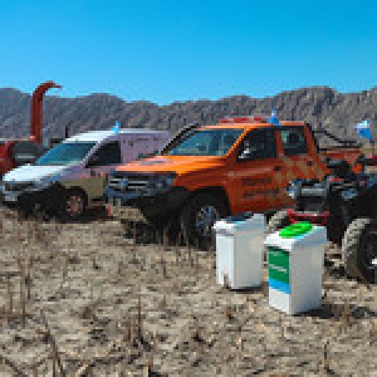 Nación entregó movilidades y equipamiento a la Brigada de Incendios Forestales de San Juan