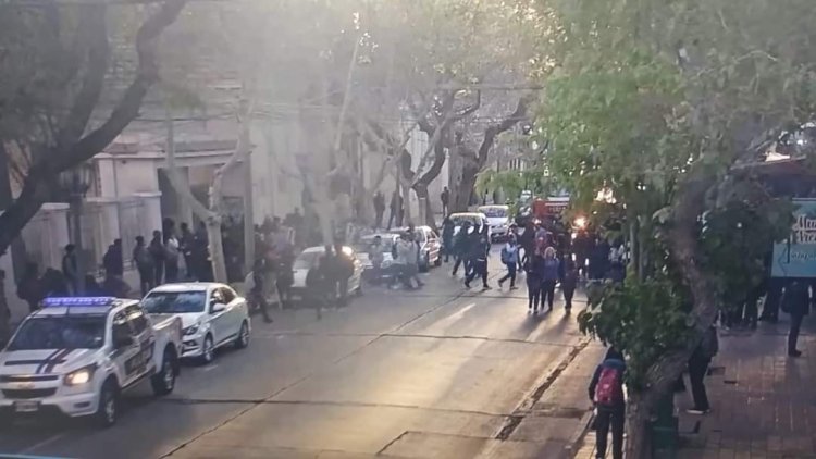 Evacuaron el Colegio Nacional por una fuga de Gas