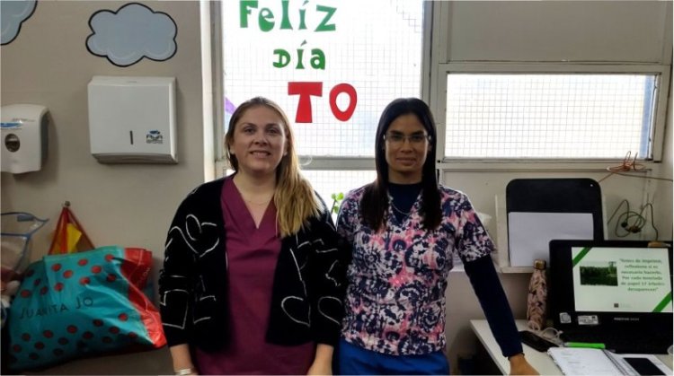 Terapia ocupacional: una valiosa labor en el Hospital Rawson