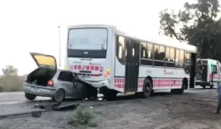 Dos personas graves tras fuerte choque en Caucete