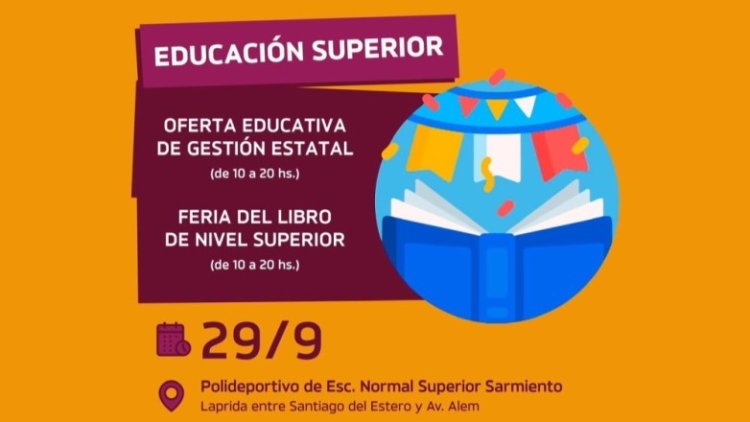 Se desarrolla la Feria del libro y oferta educativa de Nivel Superior