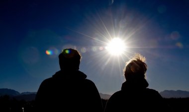 Cuales son los puntos de observación del eclipse parcial de sol