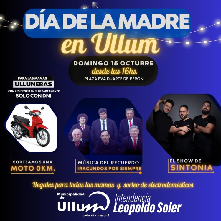 Gran festejo día de la Madre en Ullum