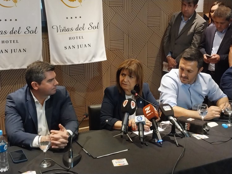 Patricia Bullrich y Marcelo Orrego firmaron un acta compromiso en caso de ser presidenta
