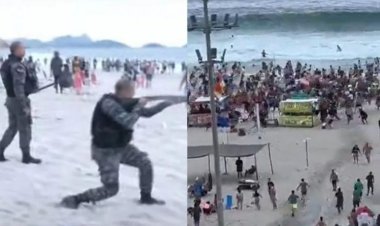 La barra de Fluminense atacó a los hinchas de Boca en Rio de Janeiro