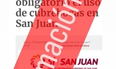 Gobierno desmintió el uso obligatorio de barbijo