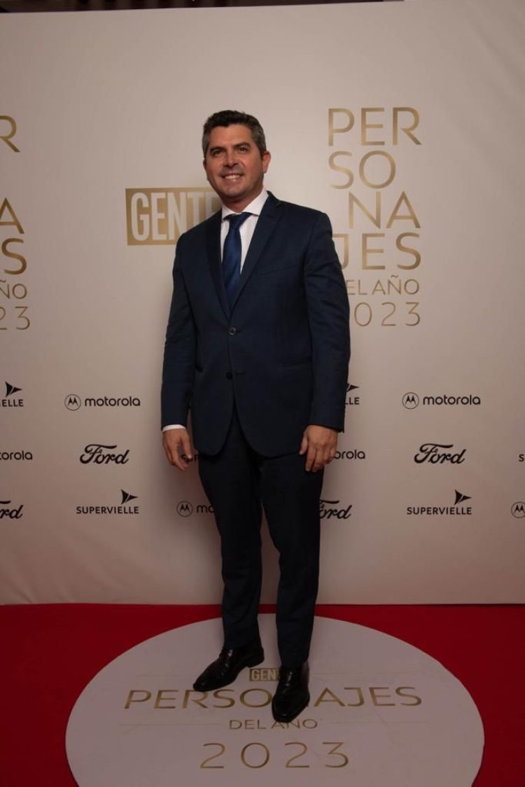 Orrego participó de los personajes del año de la Revista Gente