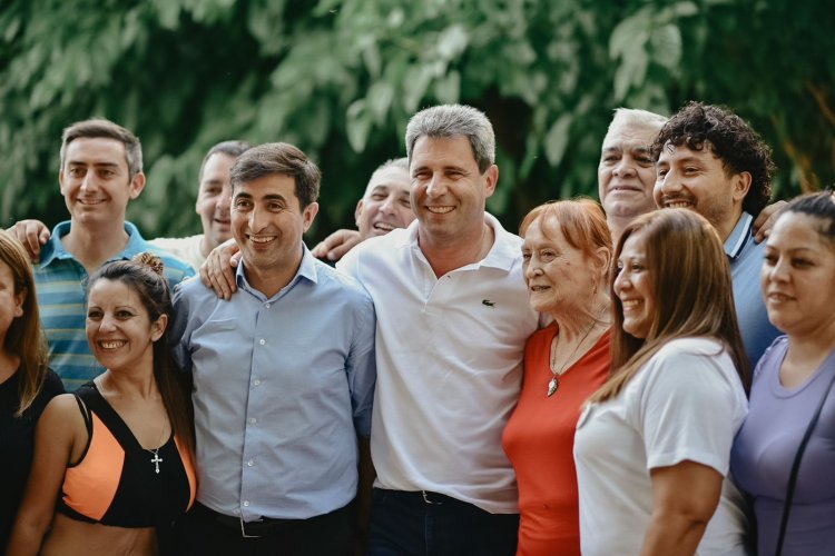 Uñac en el Encuentro de Familia y Militancia en Santa Lucía