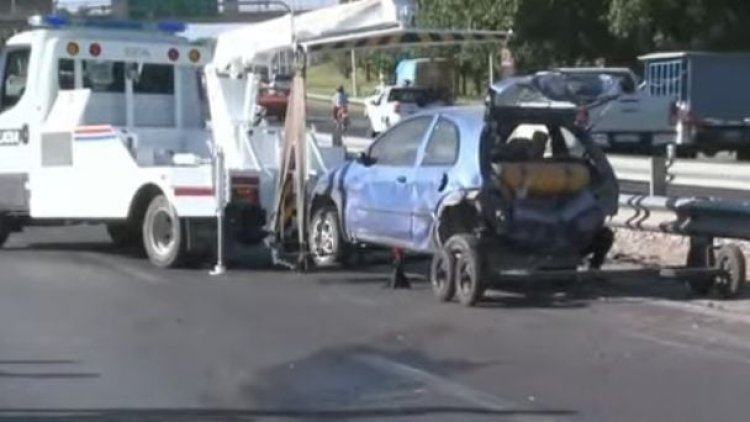 Fuerte choque en Circunvalación generó caos