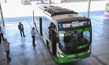 Ponen a prueba el primer colectivo a GNC de San Juan