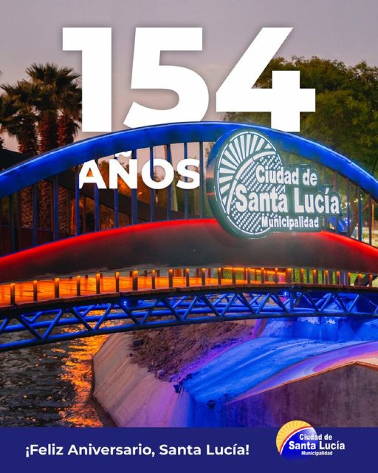 Santa Lucía cumple 154 años