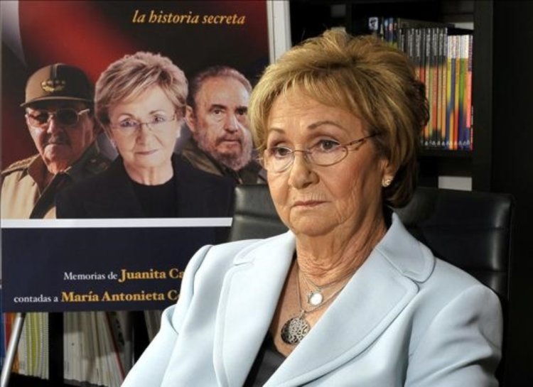 Murió Juanita Castro, la hermana menor de Fidel Castro