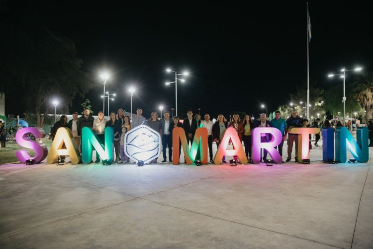 Cristian Andino hizo un balance de su gestión colmada de obras que benefician a los sanmartinianos