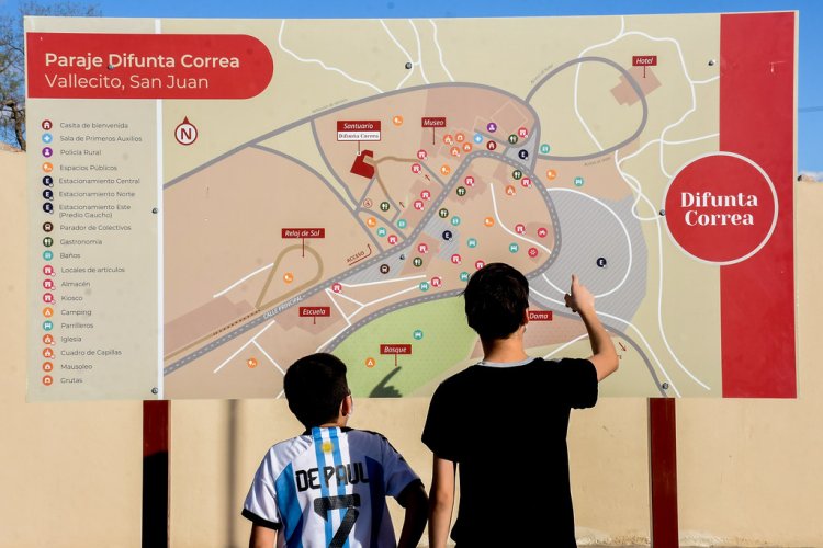 El paraje Difunta Correa estrena su parador de ómnibus