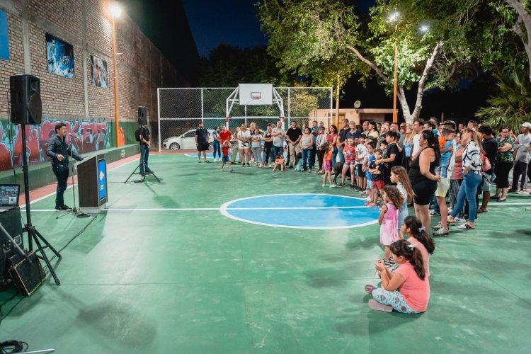 Villa Alba estrenó SUM y Polideportivo