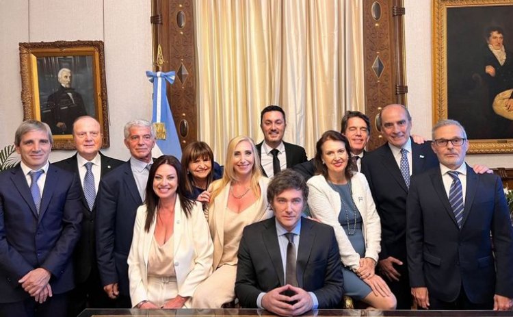 Juraron los ministros de Milei en una inédita ceremonia