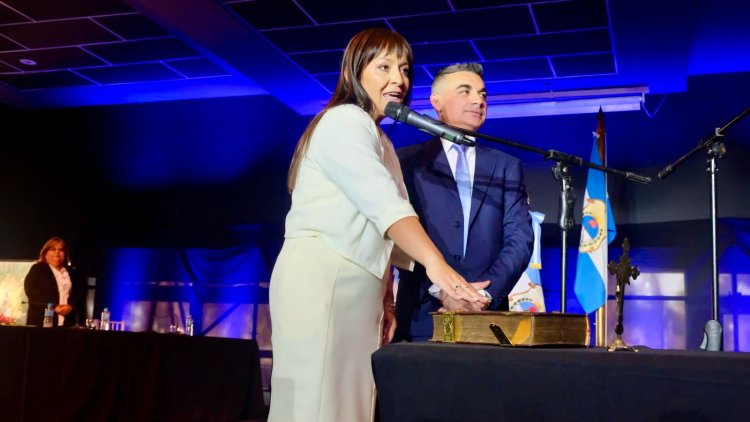 Por primera vez en la historia de Chimbas una mujer asume como Intendenta