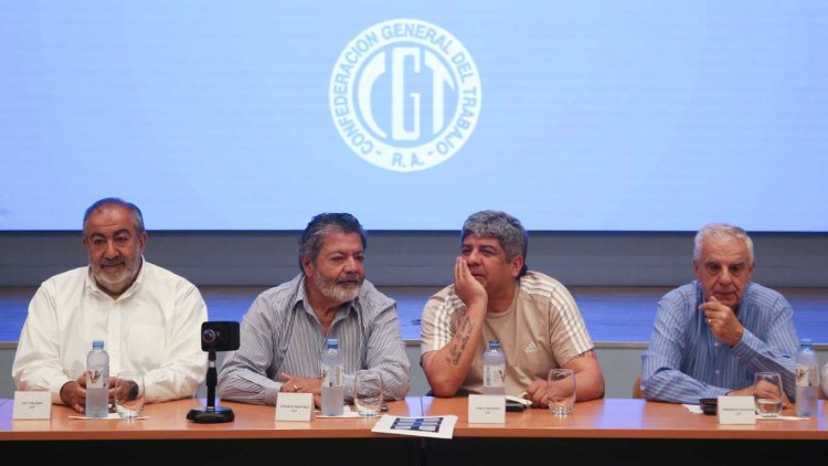 La CGT advirtió a Milei: "No nos vamos a quedar de brazos cruzados"