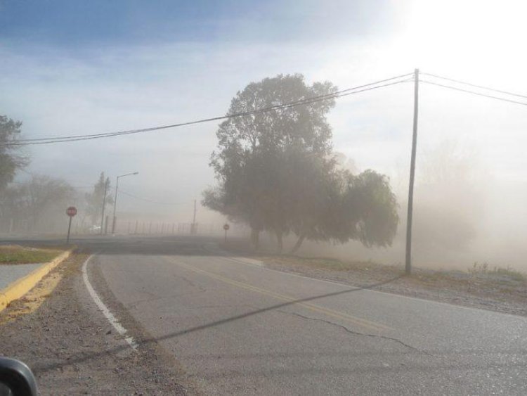 Un viernes de calor y vientos fuertes