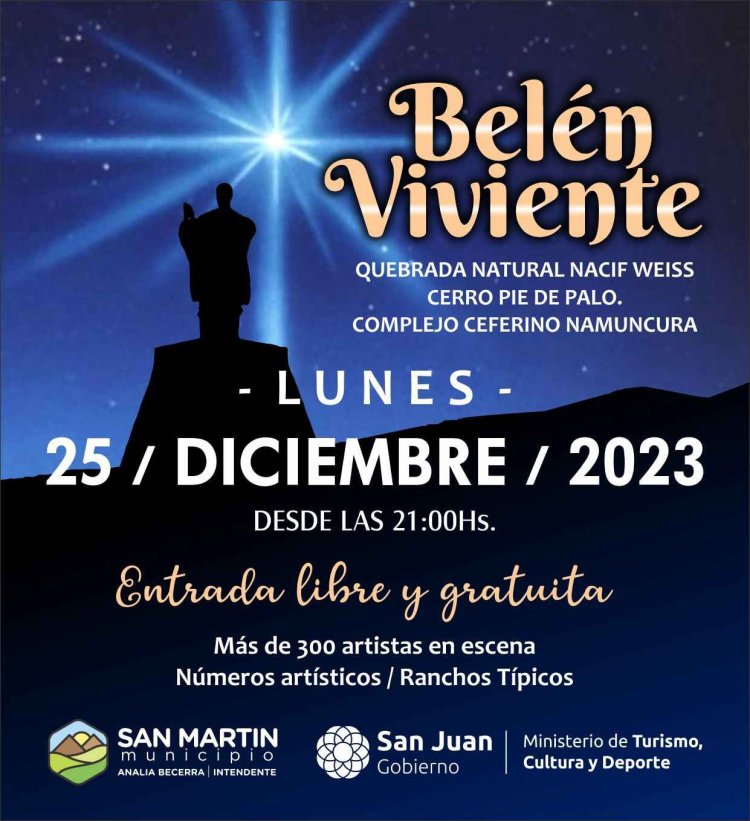 Ceferino Namuncurá se vestirá de Navidad con el Belén Viviente