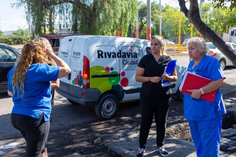 Rivadavia brindó asistencia a familias afectadas por la explosión de garrafas