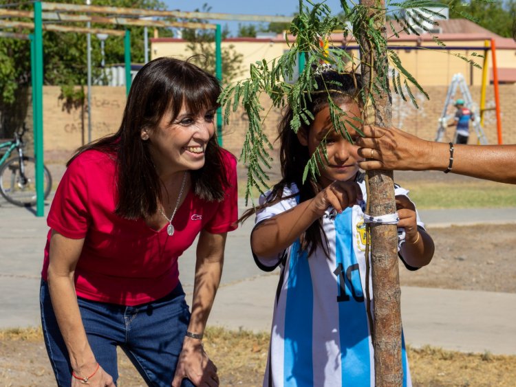 Susana Laciar lideró un operativo en el Barrio del Carmen