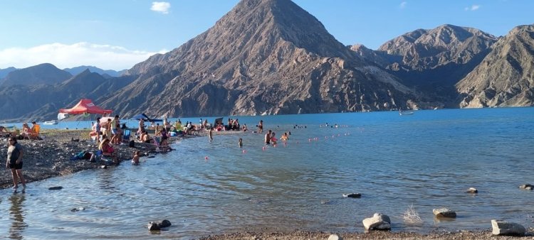 Punta Negra habilitó un sector apto para el baño