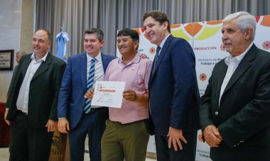 Orrego anunció la línea de crédito para el sector vitivinícola