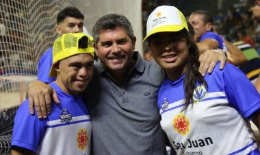 Marcelo Orrego participó del Hockey Inclusivo