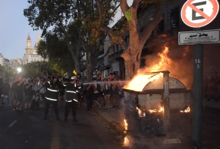 Jorge Macri tildó a los manifestantes de “delincuentes”